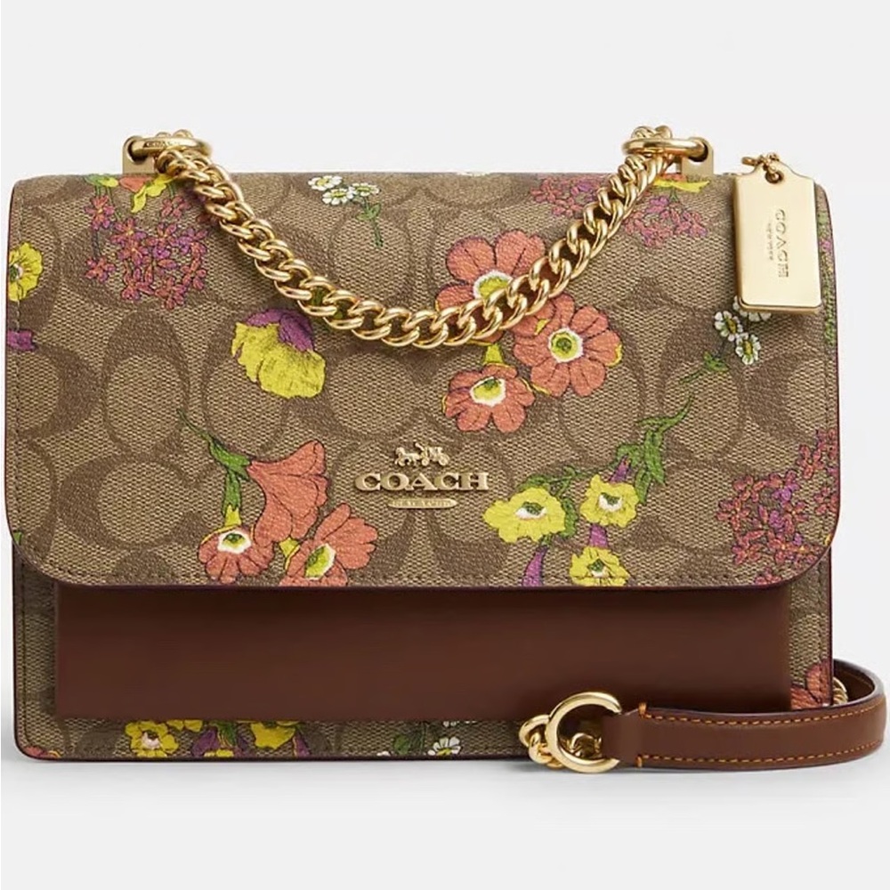 Coach Klare Crossbody Bag With Floral Pattern